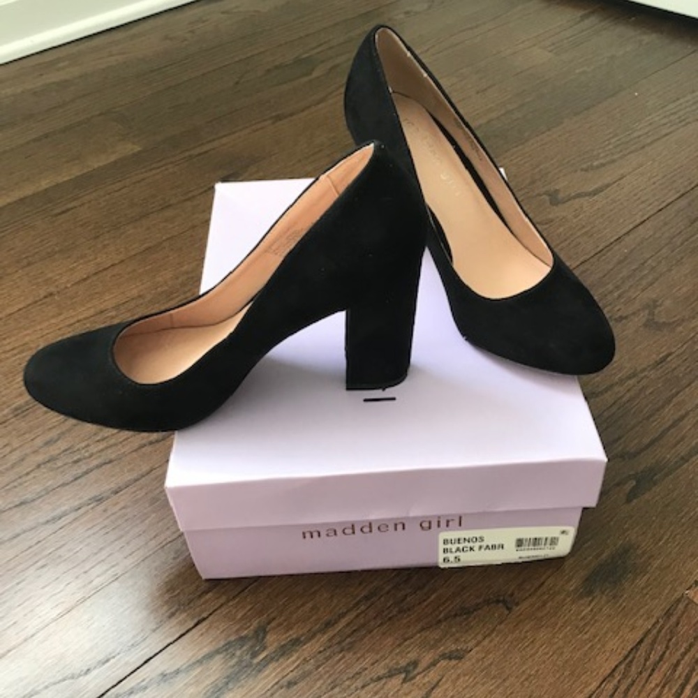 Madden Girl Women’s Block Heel Pumps, Size 6.5